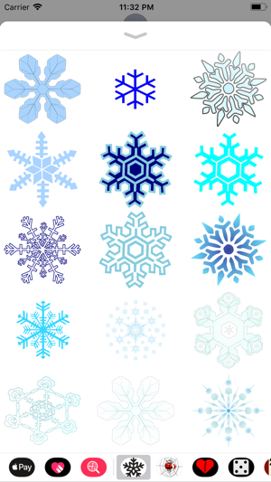 Snowflake Sticker Pack(圖6)-速報App