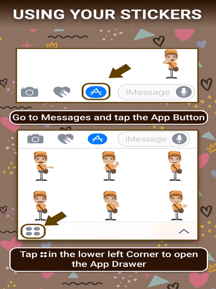 Messenger BoyAnimated Sticker