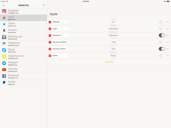 Screenshot #6 pour Tresor - password manager