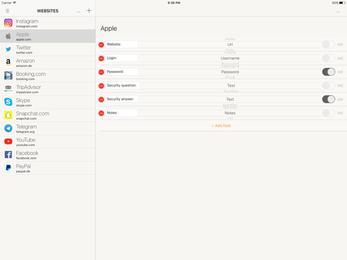 Tresor - password manager
