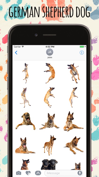 German Shepherd Dog Stickers