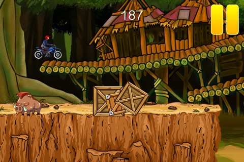 Off-road Jungle Dirt-bike Extreme Motorcycle screenshot 2