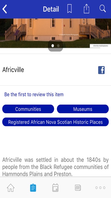 African Nova Scotian Directory screenshot 3