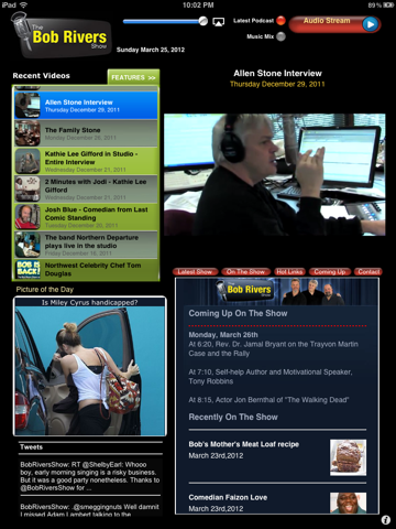 Bob Rivers Show Plus for iPad® screenshot 2