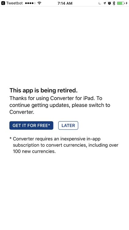 Converter for iPad (units and currencies)