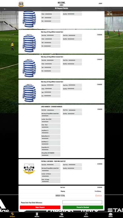 Club Web Shop Kit Manager screenshot 3