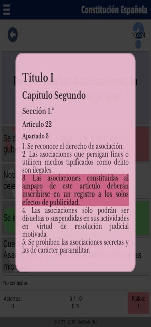 Tests constitución Española(圖6)-速報App