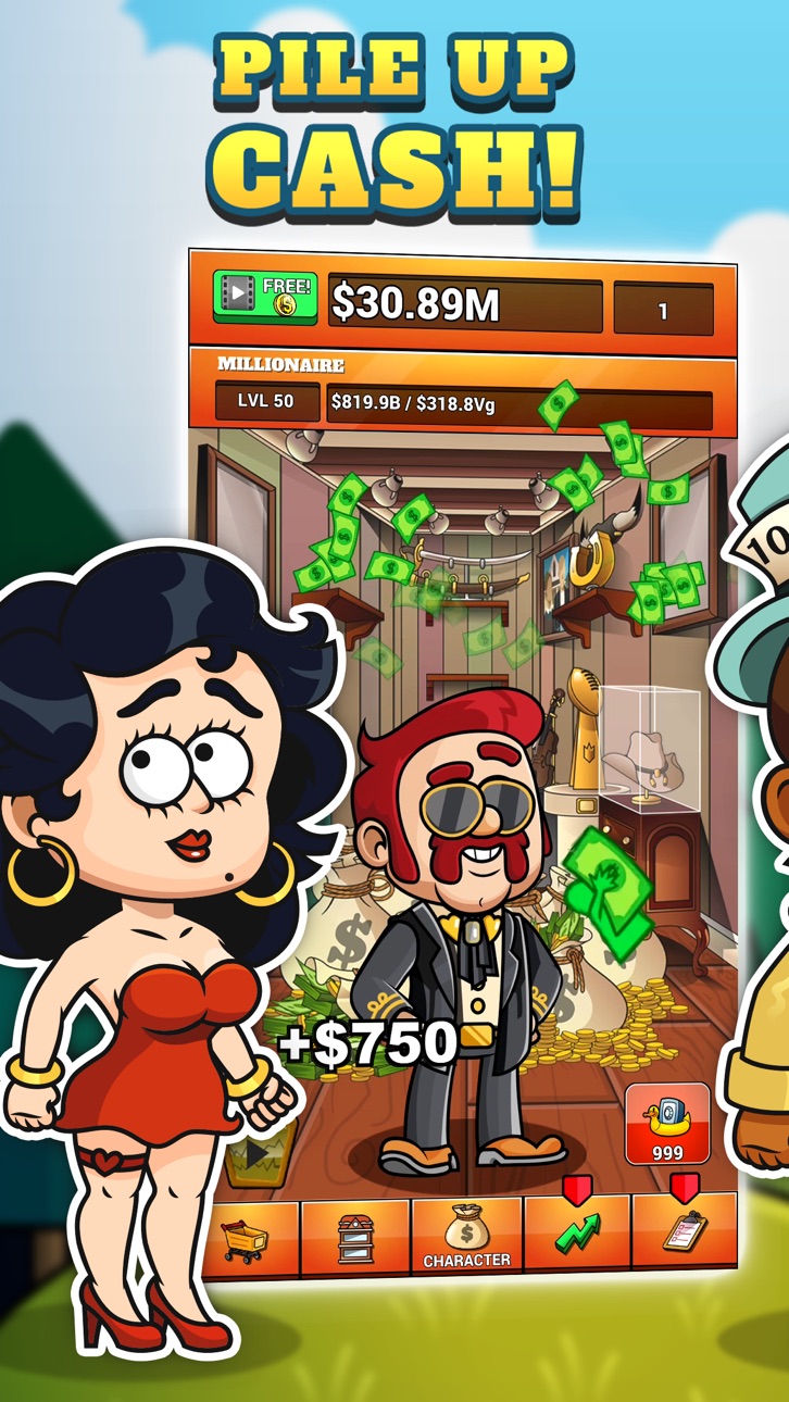 Idle Payday: Fast Money Hack screenshot 1 - iOS game interface