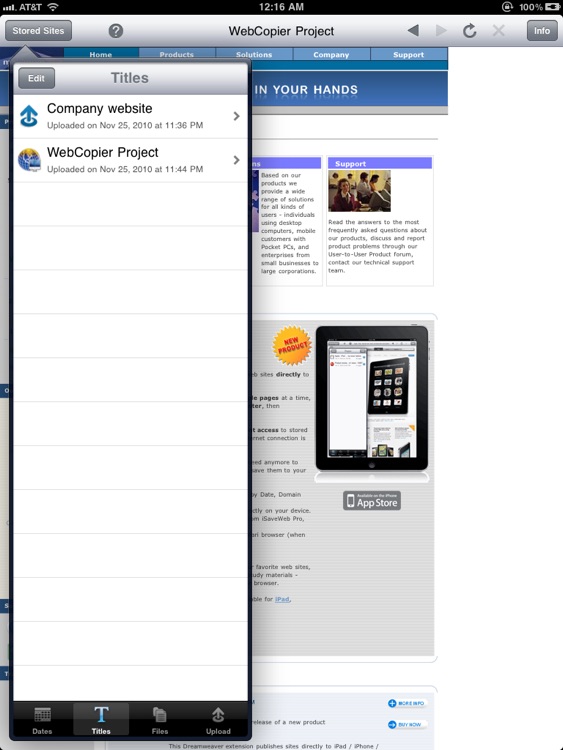 Sites-2-Go HD screenshot-3