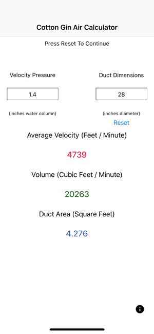 Cotton Gin Air Calculator(圖2)-速報App