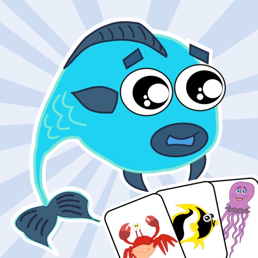 Sea Animals Matching Game Educational App for Kids Icon