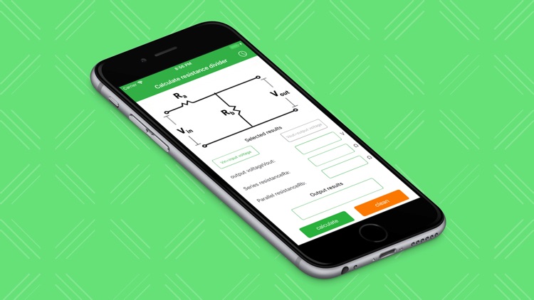 Calculate resistance divider!