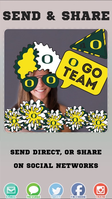 Oregon Ducks  Selfie Stickers screenshot 4