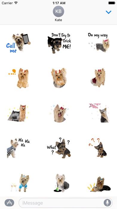 Yorkshire Terrier Dog Sticker screenshot 2