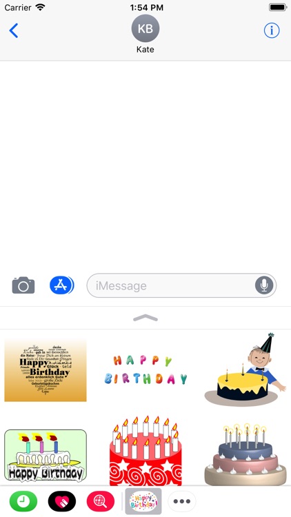 Happy Birthday Stickers 2017