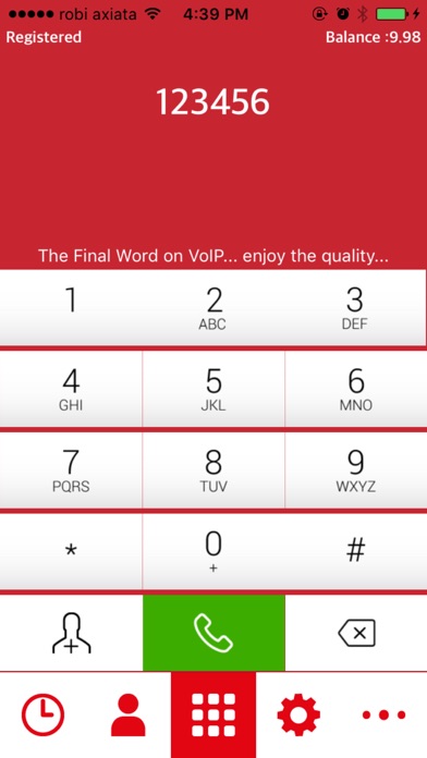 Final VoIP screenshot 2