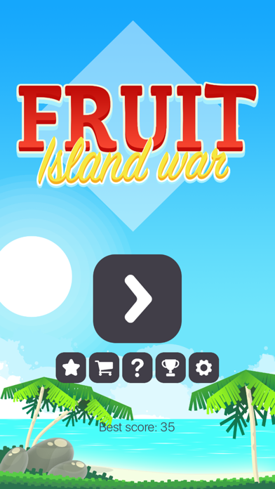Fruit Island War - Quick Puzzle Game Screenshot 1