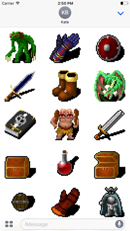 8-Bit RPG Stickers