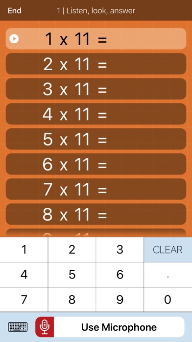 Times Tables Ages 9-10 screenshot 2