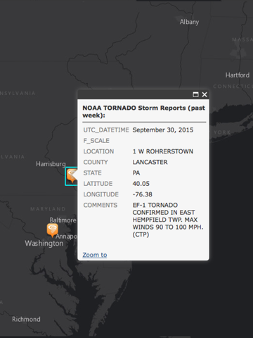 US Weather Storm Reports - náhled