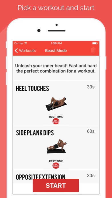 Abs & Core workout trainer screenshot 3