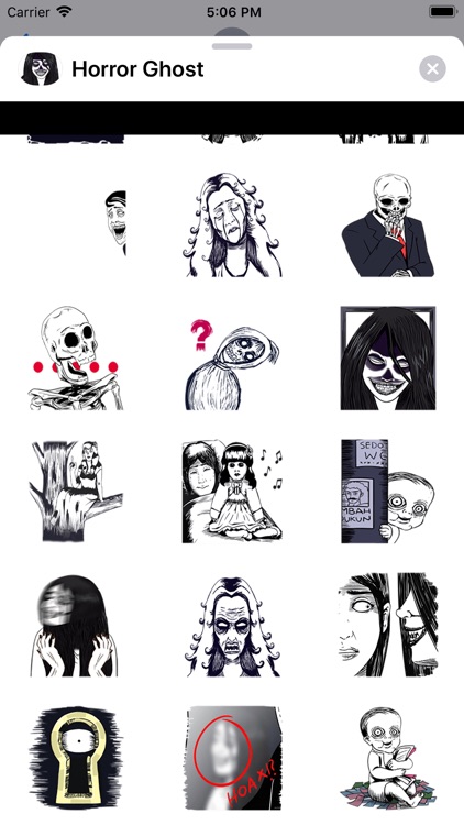 Horror Ghost Stickers