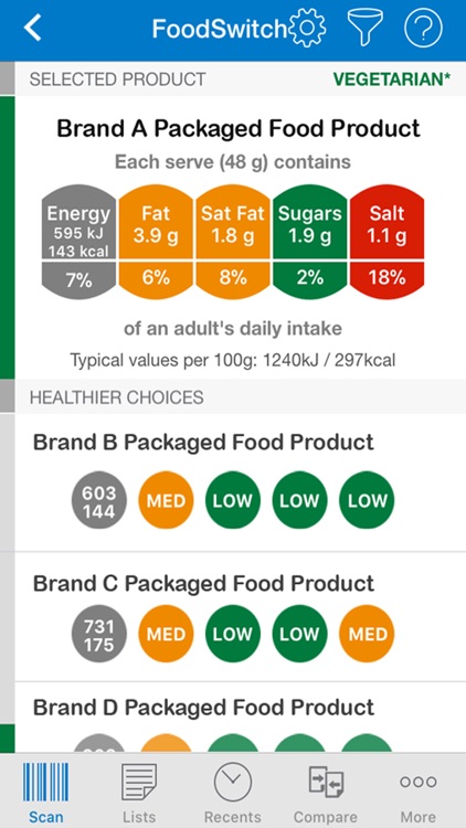 FoodSwitch screenshot-3