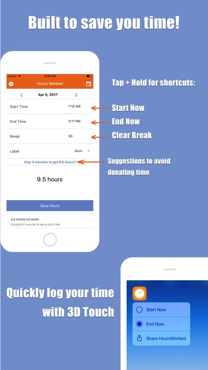 Hours Worked Time Tracker screenshot-4