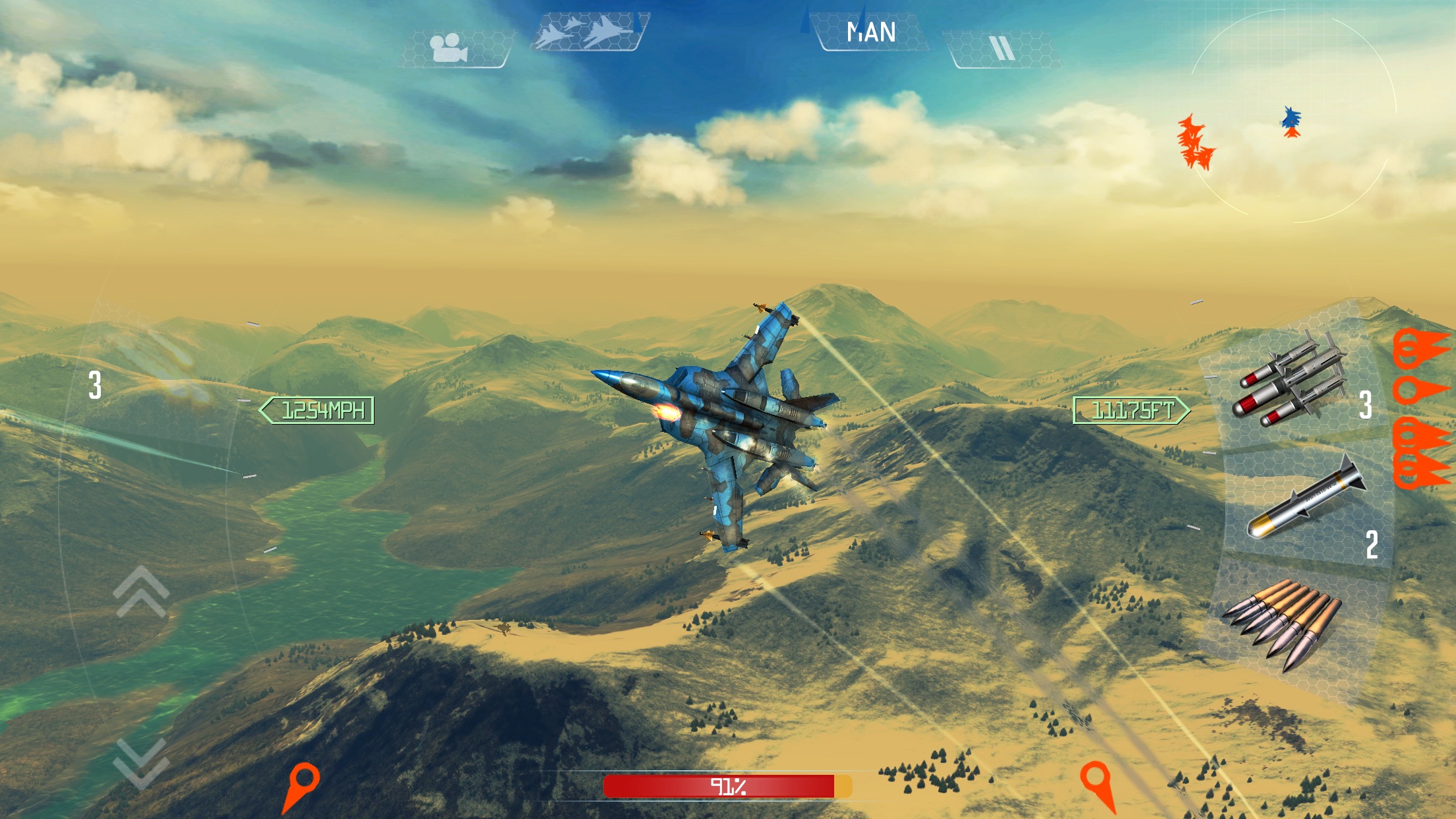 Screenshot do app Sky Gamblers Air Supremacy