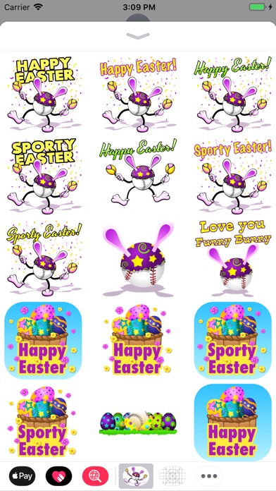 Easter Baseball Stickers screenshot 2