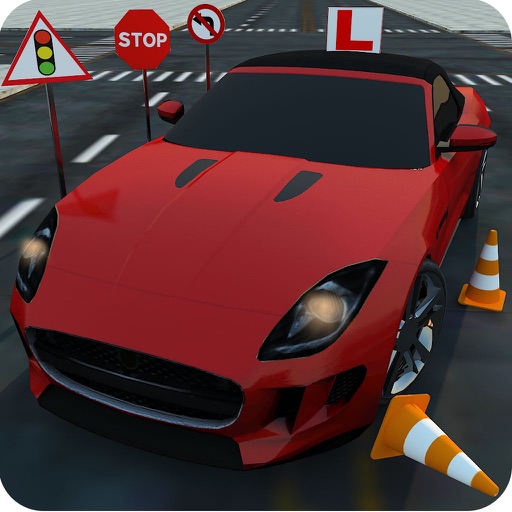 Real 3D Driving School Icon