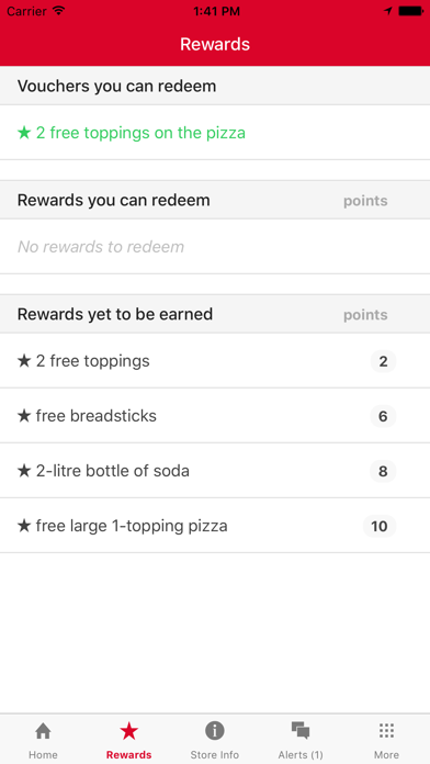 Crazy Dave's Pizza Rewards screenshot 2