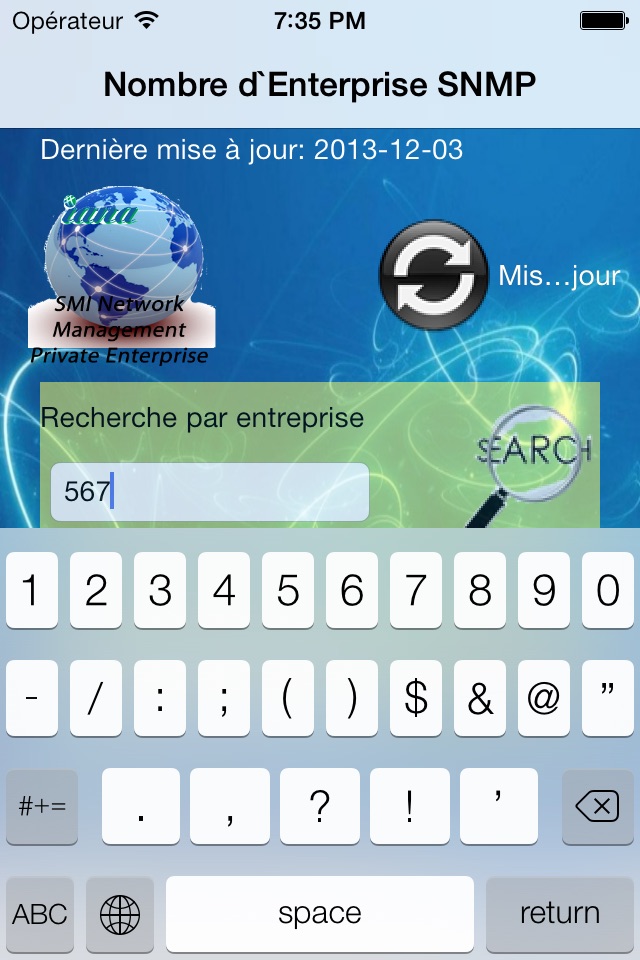 SNMP Enterprise Numbers screenshot 3