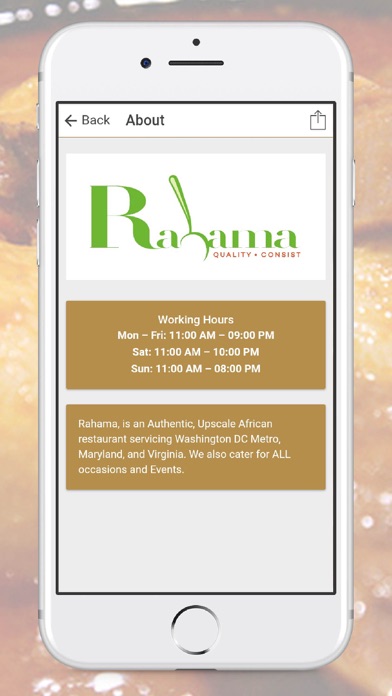 Rahama Restaurants screenshot 4