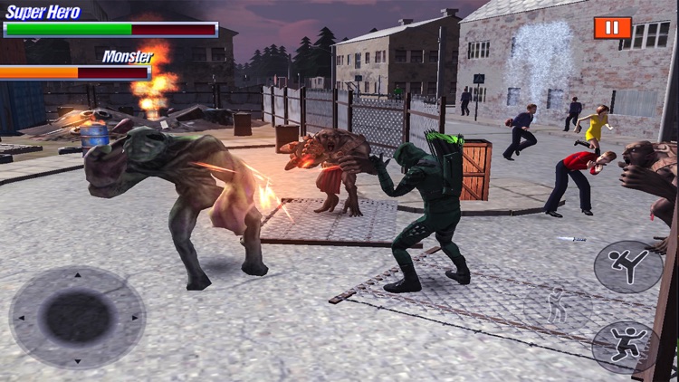 Super Hero Fight in City