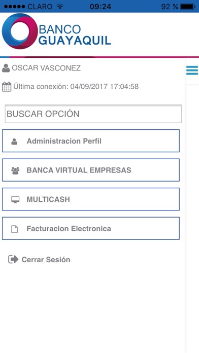 Empresas Banco Guayaquil screenshot 2
