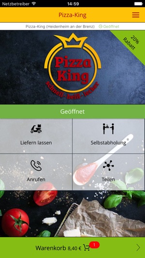 Pizza-King Heidenheim(圖1)-速報App