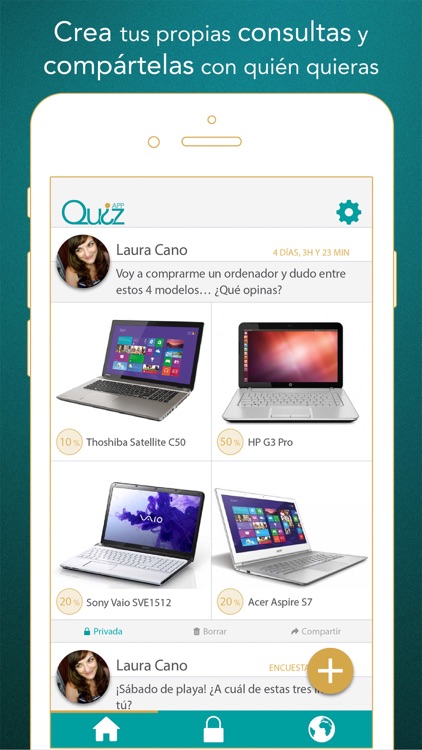 Quizapp - Consulta y comparte