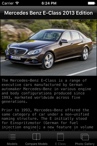 CarSpecs MBZ E-Class 2013 screenshot 4