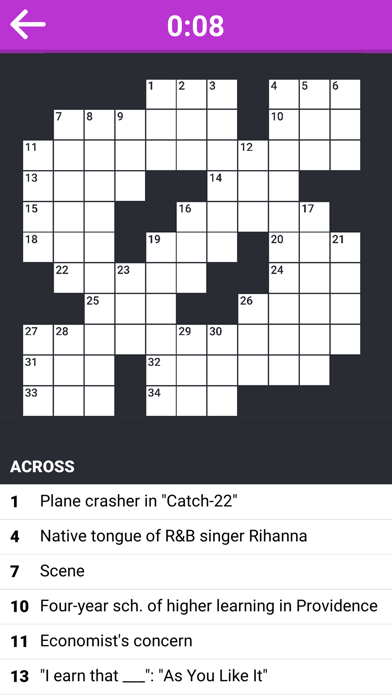 Free Time Crossword Game screenshot 3