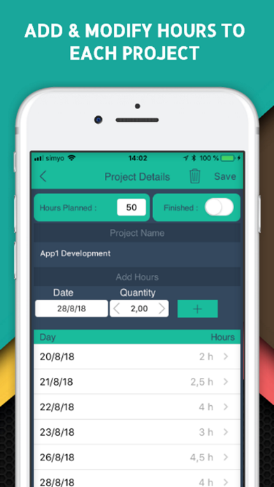 Projects Time Tracker screenshot 4