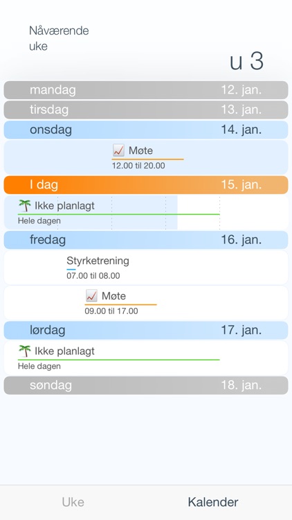 Min uke - norsk kalender screenshot-4