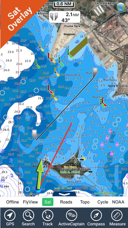 Marine: Puglia - GPS Map Navigator