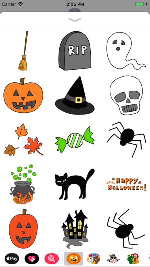 Happy Halloween Scary Sticker