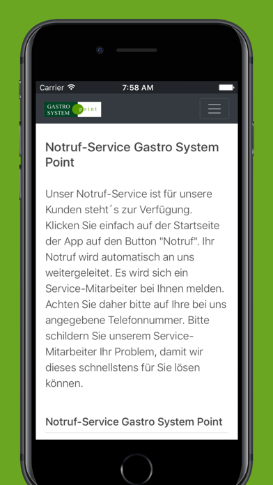 Gastro System Point Kunden screenshot 2