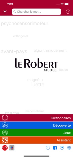 Dictionnaire Le Robert Mobile