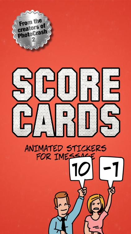 Score Cards Animated Stickers