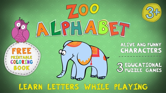 Zoo Alphabet for kids(圖1)-速報App