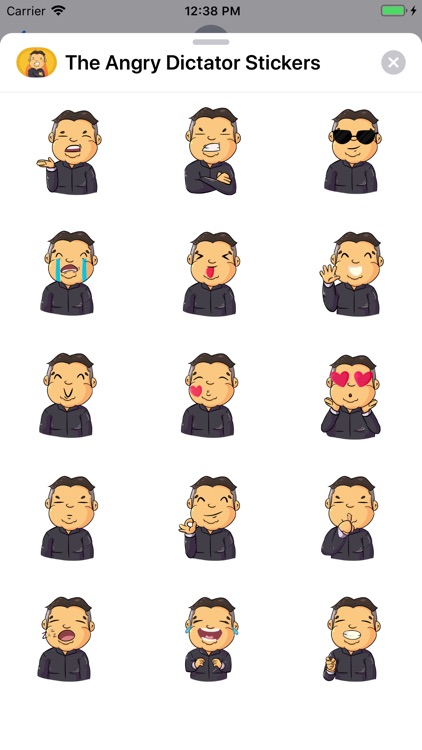the Angry Dictator Stickers
