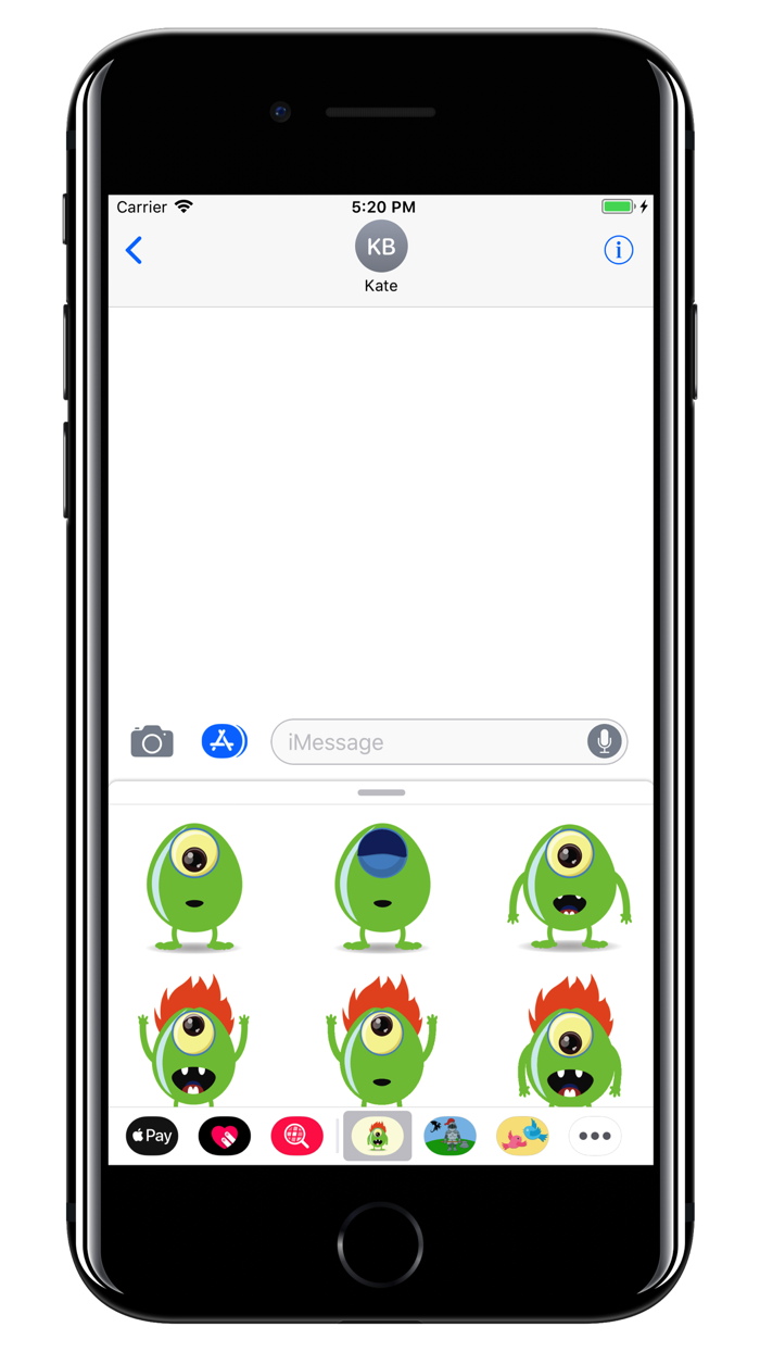 Cyclop emoji - Monster smiley